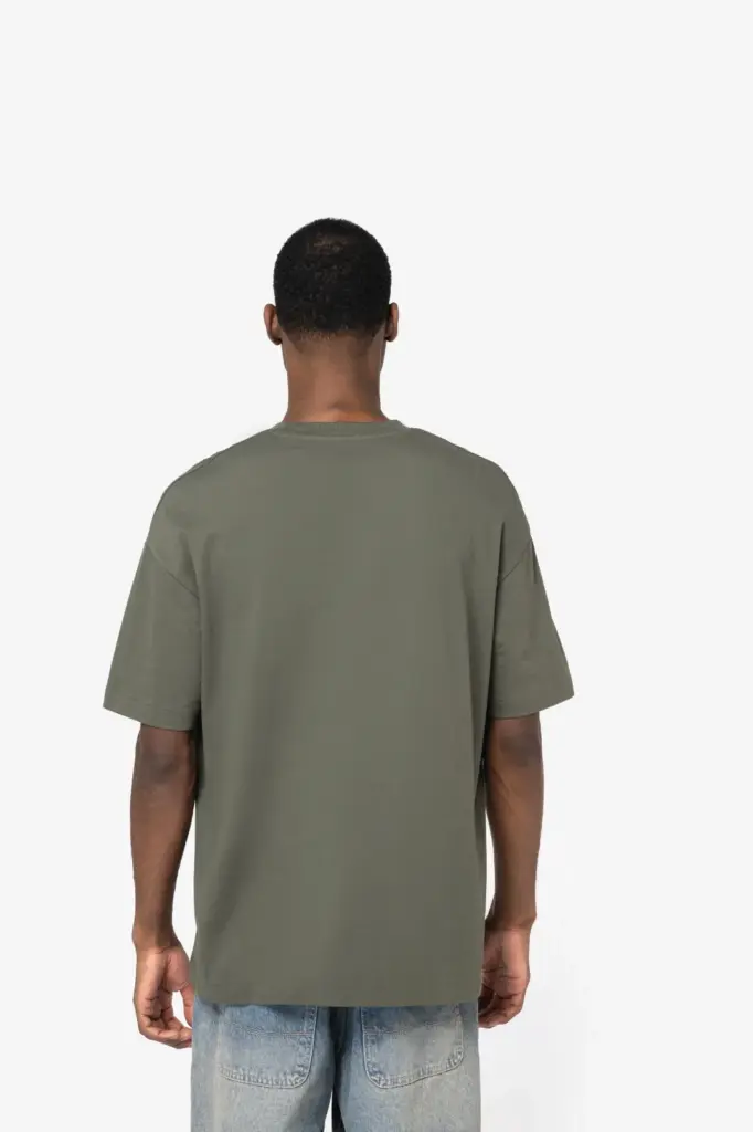Ecologisch oversized heren-T-shirt — productfoto 4