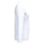 Ecologisch uniseks T-shirt met lange mouwen, white — productfoto 10