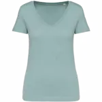 Printed Organic Womens V-neck T-shirt NS334 Cotton XS-XXL — product photo 12