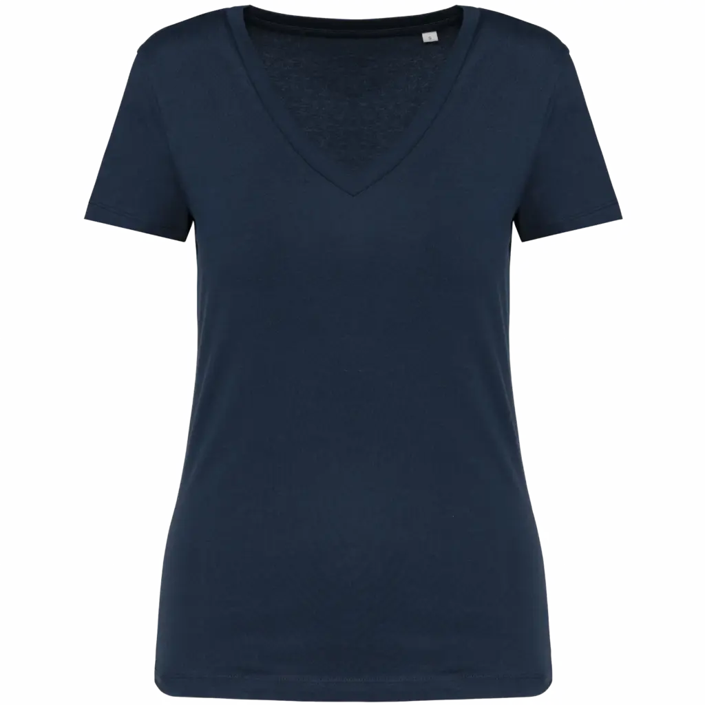 Printed Organic Womens V-neck T-shirt NS334 Cotton XS-XXL — product photo 13