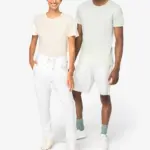 Ecologisch verwassen uniseks T-shirt — productfoto 2