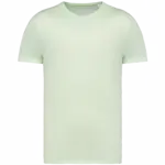 Ecologisch verwassen uniseks T-shirt, washed green apple — productfoto 7