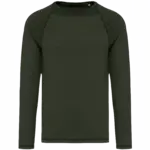 Custom Mens NS338 Organic Raglan Long Sleeve T-shirt XS-3XL — product photo 8