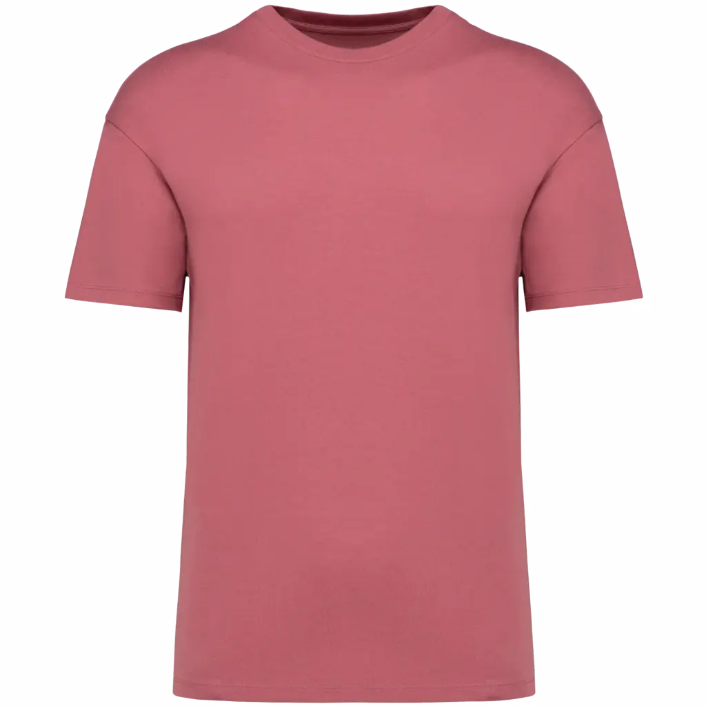 Ecologisch kinder T-shirt met afhangende schouders, antique rose — productfoto 6