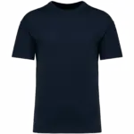 Ecologisch kinder T-shirt met afhangende schouders, navy blue — productfoto 9