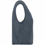 PS_NS342-S_WASHEDMINERALGREY - Hidalgo-werbeartikel Ecologisch cropped mouwloos dames-T-shirt, washed mineral grey — productfoto 6