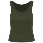 Custom NS344 Womens Ribbed Organic Cotton Top XS-XL — product photo 7