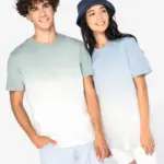 NS345-10_2023 - Hidalgo-werbeartikel Ecologisch uniseks Dip Dye T-shirt