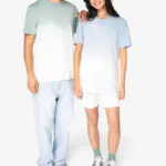 Ecologisch uniseks Dip Dye T-shirt — productfoto 2
