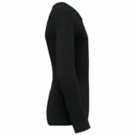 Ecologisch T-shirt met lange mouwen kind, black — productfoto 5