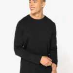 Ecologisch uniseks T-shirt met lange mouwen — productfoto 3