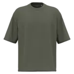 NS351 - Duurzaam uniseks T-shirt met oversized fit, organic khaki — productfoto 3