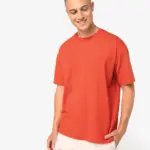 Ecologisch oversized heren T-shirt — productfoto 3