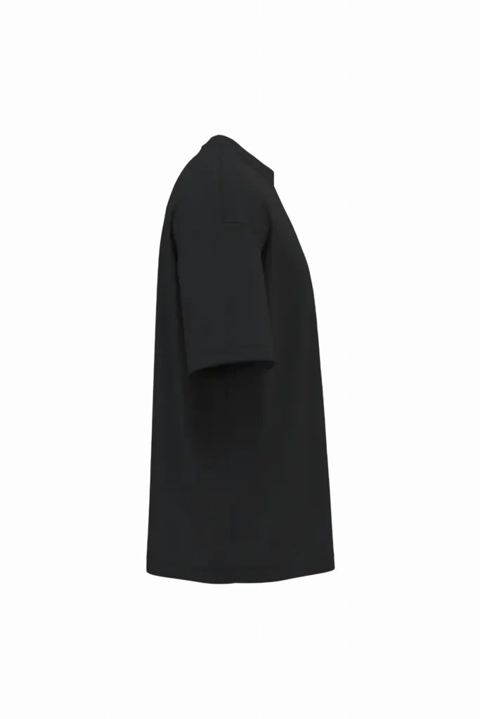 PS_NS352-S_BLACK - Hidalgo-werbeartikel Ecologisch oversized heren T-shirt, black — productfoto 5