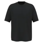 Ecologisch oversized heren T-shirt, black — productfoto 6