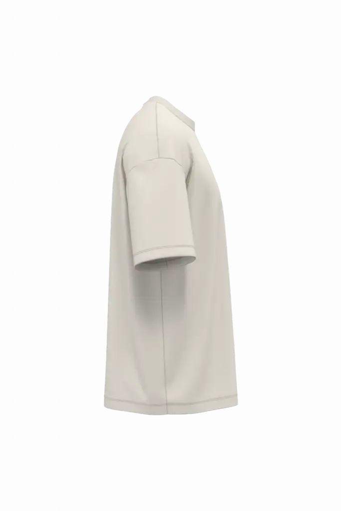 PS_NS352-S_IVORY - Hidalgo-werbeartikel Ecologisch oversized heren T-shirt, ivory — productfoto 7