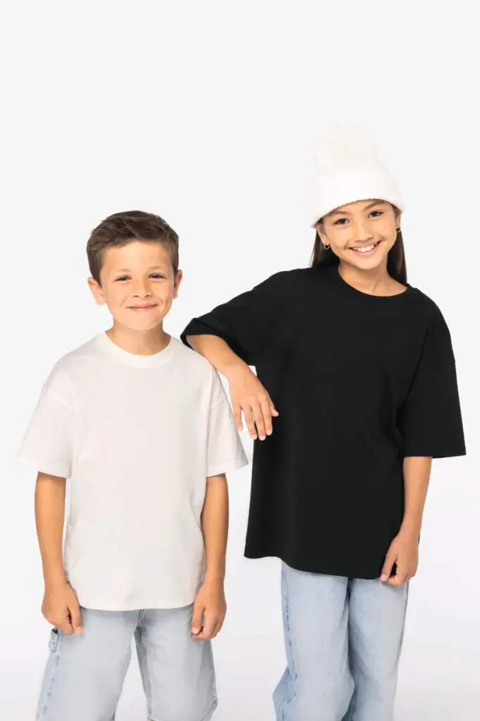 Ecologisch oversized kinder T-shirt