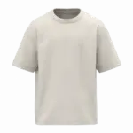 Ecologisch oversized kinder T-shirt, ivory — productfoto 8