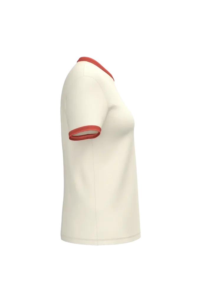 PS_NS361-S_IVORY-WASHEDPAPRIKA - Hidalgo-werbeartikel Ecologisch ringer dames T-shirt met contrasterende boorden en verwassen look, ivory / washed paprika — productfoto 7