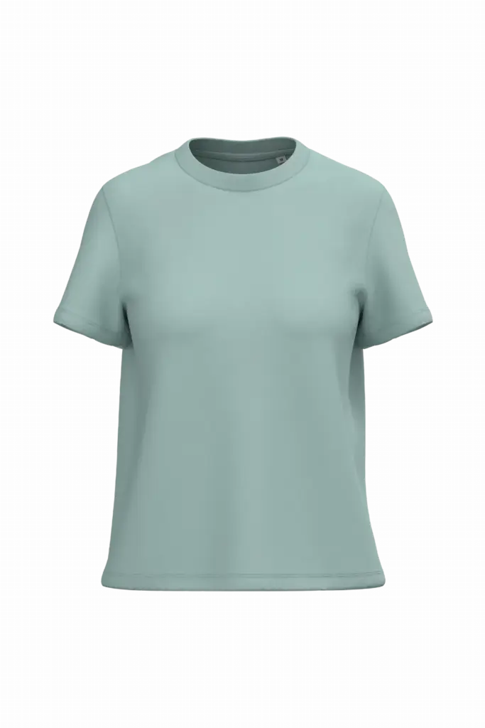 NS365 - Duurzaam dames T-shirt, jade green — productfoto 7