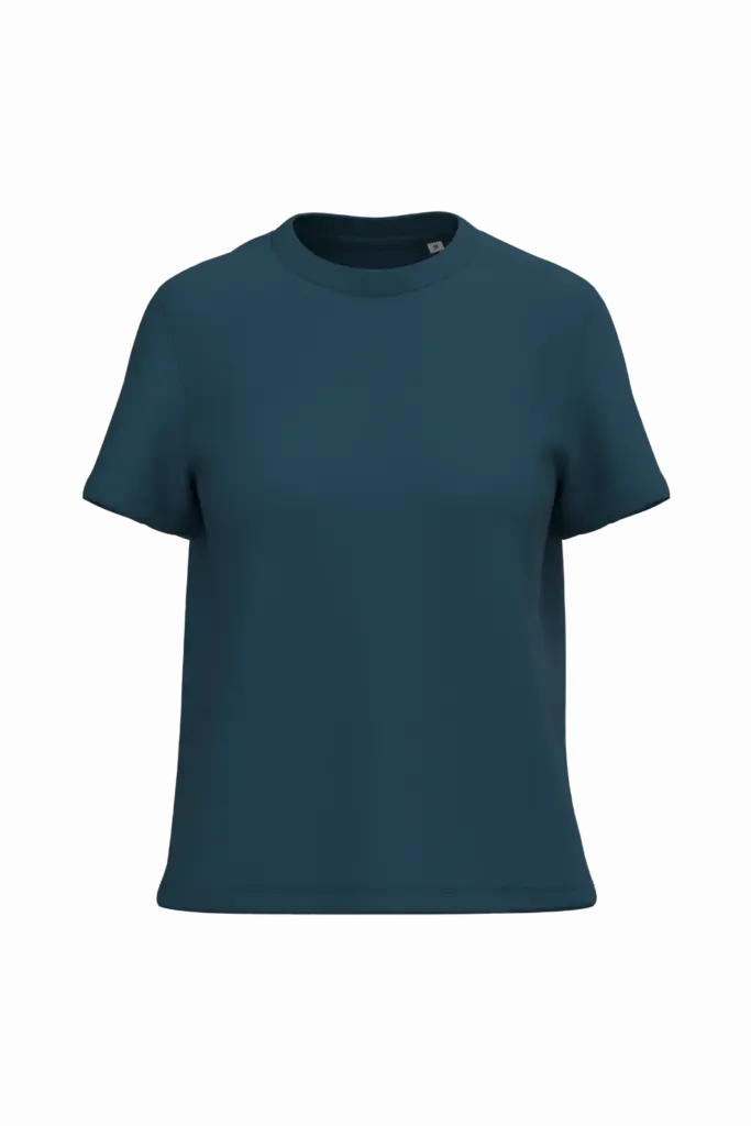 NS365 - Duurzaam dames T-shirt, peacock blue — productfoto 11