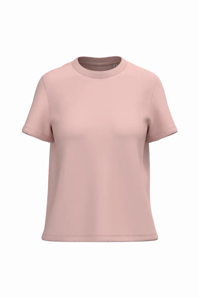 NS365 - Duurzaam dames T-shirt, pearl rose — productfoto 12