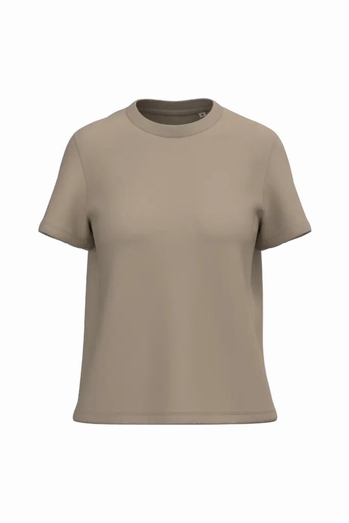 NS365 - Duurzaam dames T-shirt, wet sand — productfoto 16