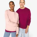Ecologische uniseks sweater met ronde hals