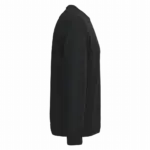 Ecologische uniseks sweater met ronde hals, black — productfoto 9