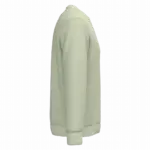 Ecologische uniseks sweater met ronde hals, celadon green — productfoto 11