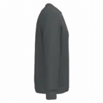 Ecologische uniseks sweater met ronde hals, iron grey — productfoto 20