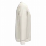 Ecologische uniseks sweater met ronde hals, ivory — productfoto 21