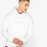 Ecologische uniseks sweater met capuchon — productfoto 3