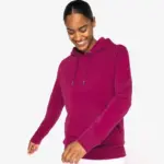 Ecologische uniseks sweater met capuchon — productfoto 4