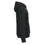 PS_NS401-S_BLACK - Hidalgo-werbeartikel Ecologische uniseks sweater met capuchon, black — productfoto 9