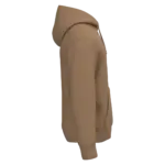 PS_NS401-S_DARKCAMEL - Hidalgo-werbeartikel Ecologische uniseks sweater met capuchon, dark camel — productfoto 15