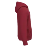 PS_NS401-S_HIBISCUSRED - Hidalgo-werbeartikel Ecologische uniseks sweater met capuchon, hibiscus red — productfoto 19