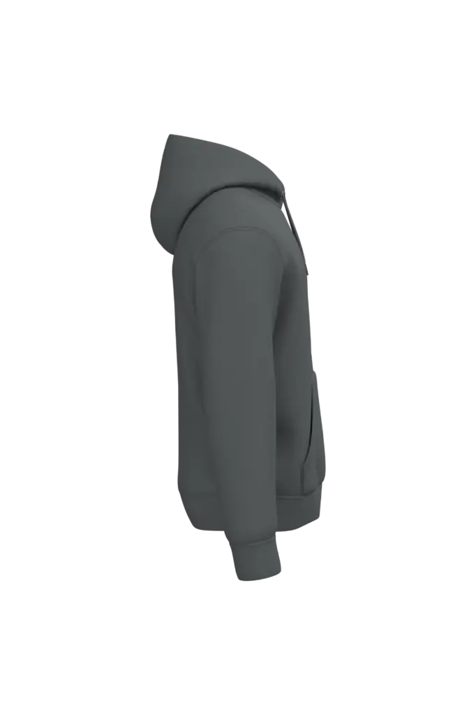PS_NS401-S_IRONGREY - Hidalgo-werbeartikel Ecologische uniseks sweater met capuchon, iron grey — productfoto 20