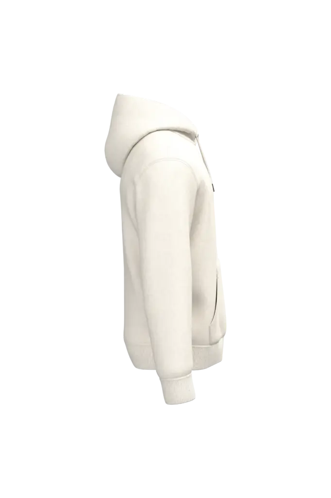 PS_NS401-S_IVORY - Hidalgo-werbeartikel Ecologische uniseks sweater met capuchon, ivory — productfoto 21
