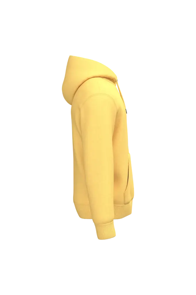 PS_NS401-S_PINEAPPLE - Hidalgo-werbeartikel Ecologische uniseks sweater met capuchon, pineapple — productfoto 34