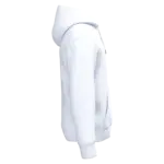 PS_NS401-S_WHITE - Hidalgo-werbeartikel Ecologische uniseks sweater met capuchon, white — productfoto 43