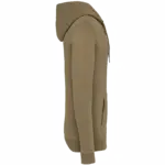 PS_NS402-S-2_LIGHTOLIVEGREEN - Hidalgo-werbeartikel Ecologisch uniseks sweatvest met capuchon, light olive green — productfoto 9