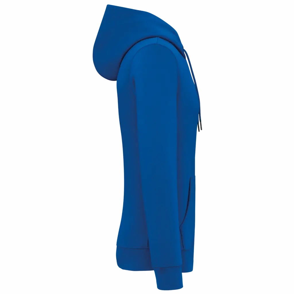 PS_NS402-S_SEABLUE - Hidalgo-werbeartikel Ecologisch uniseks sweatvest met capuchon, sea blue — productfoto 14