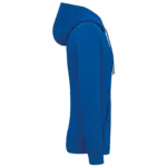 PS_NS402-S_SEABLUE - Hidalgo-werbeartikel Ecologisch uniseks sweatvest met capuchon, sea blue — productfoto 14