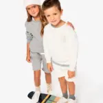 Ecologische kindersweater met ronde hals