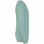 Ecologische kindersweater met ronde hals, jade green — productfoto 9