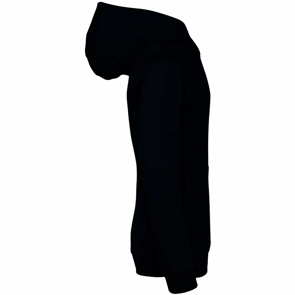 PS_NS404-S_BLACK - Hidalgo-werbeartikel Ecologische kindersweater met capuchon, black — productfoto 6