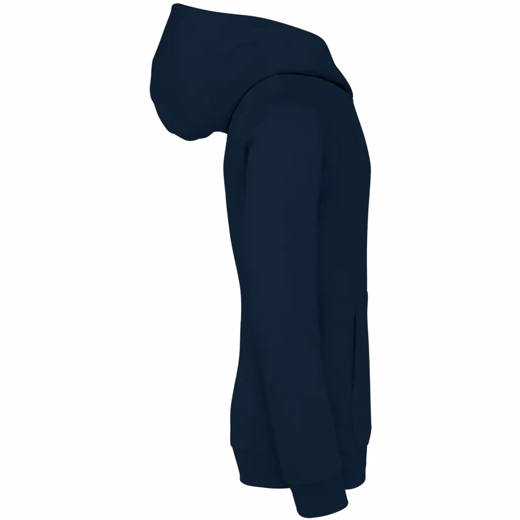 PS_NS404-S_NAVYBLUE - Hidalgo-werbeartikel Ecologische kindersweater met capuchon, navy blue — productfoto 12