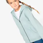 Ecologisch kindersweatvest met capuchon — productfoto 3