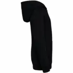 Ecologisch kindersweatvest met capuchon, black — productfoto 5